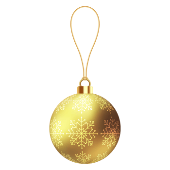 Metallic Christmas Ball. png