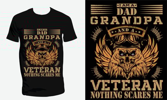 USA army  veteran and usa military  tshirt design vector