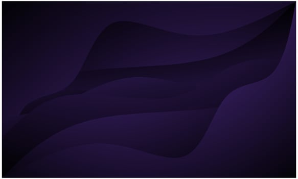 Dark purple abstract wave background for presentations, banners, posters, flyers, greeting cards etc vector