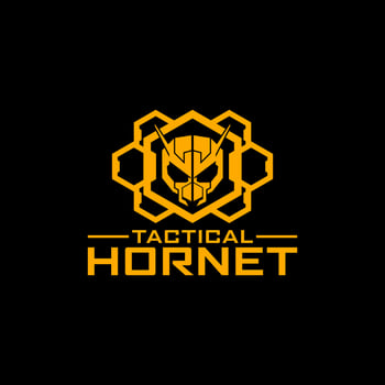 Hornet Hexagon Tactical military logo design vector