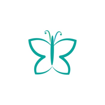 Beauty Butterfly Logo vector