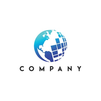 DigiWorld Logo, Digital world vector