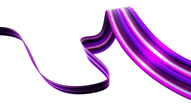 3d purple realistic brush stroke oil or acrylic paint. Wave Liquid shape. Trendy design 3d illustration png