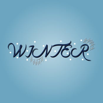 Winter T-Shirt Design vector