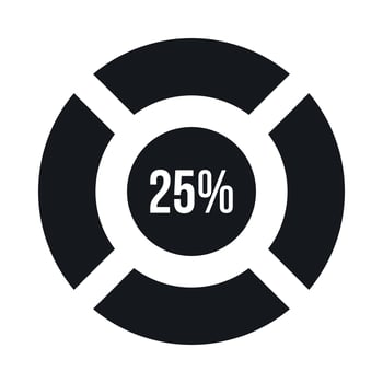 Sign 25 load icon, simple style vector