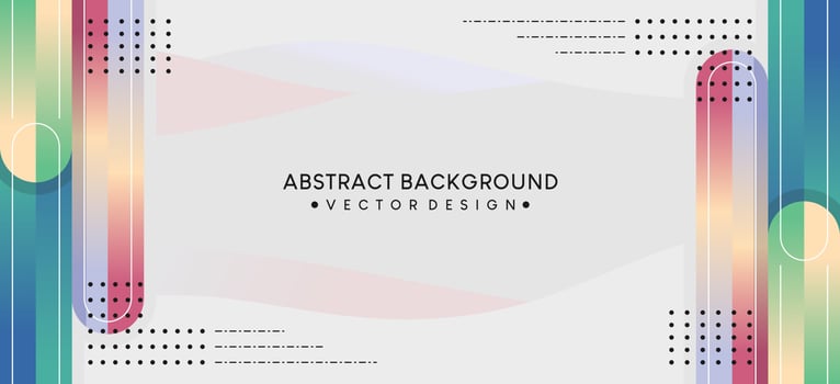 Abstract background design with colorful soft layer elements vector