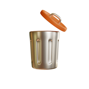 3d recycle bin icon for your websites png
