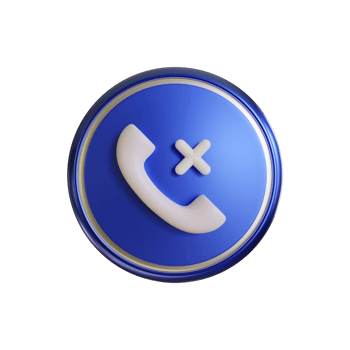 3d missed call icon for your websites png