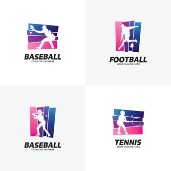 Set of Sport Logo Design Templates vector