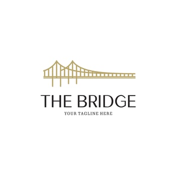 The Bridge Logo Design Template Inspiration - Vector