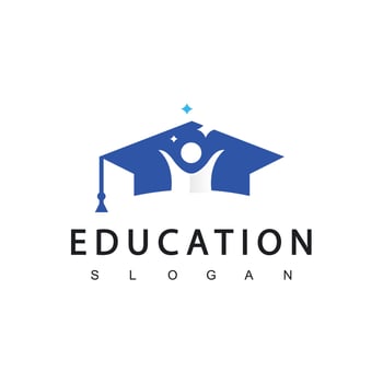 Education Logo Design Template, Vector Illustration