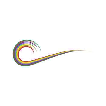 Rainbow illustration vector