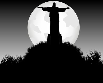 Jesus Chrestos monument vector