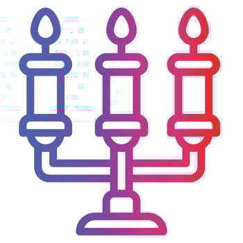 christmas gradient icon vector .