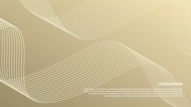 brown background design with wavy lines vector