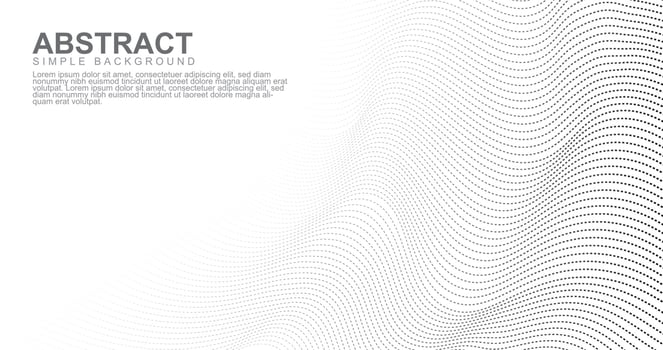 Simple modern background. Design with gray dash lines. vector