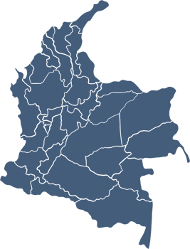 doodle freehand drawing of colombia map. png