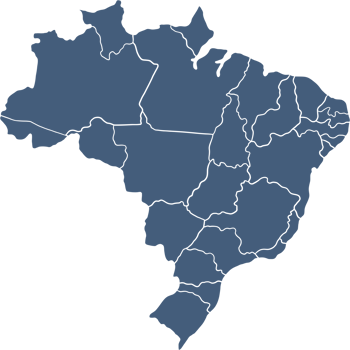 doodle freehand drawing of brazil map. png