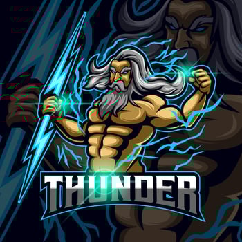 Zeus Esport Logo Template vector