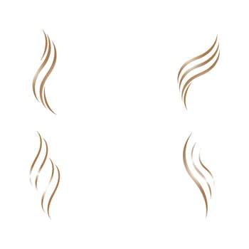 Hair logo template vector icon illustration