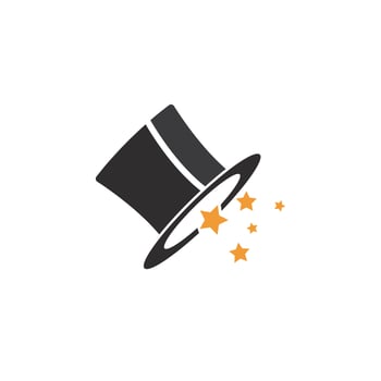 Magic cap logo concept,vector illustration vector
