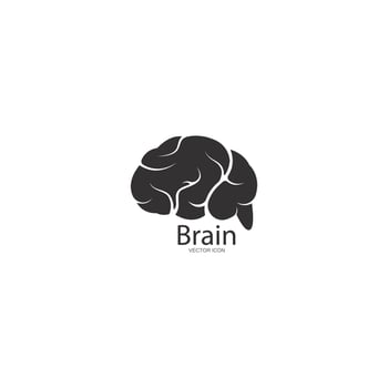 Brain Logo Template vector icon illustration
