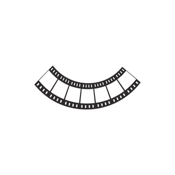 abstract film icon vector illustration template
