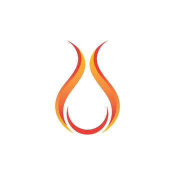 Fire flame Logo Template vector icon Oil, gas and energy logo