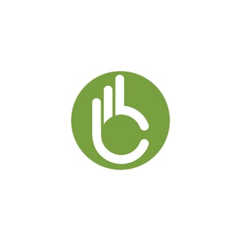 okay vector icon on a flat design style, suitable for website, logo,