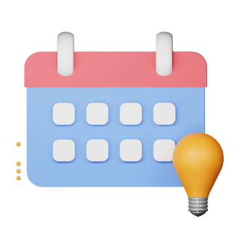 3d calender idea illustration png