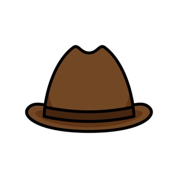 Vector illustration of a cowboy hat