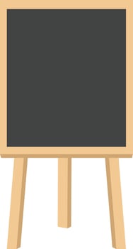 Menu Black Board. Blank cafe menu blackboard sign. flat style. vector