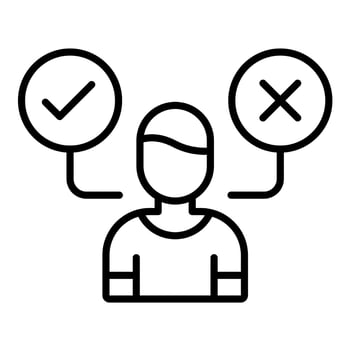 Decision Makers Line Icon vector