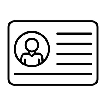 Accreditation Line Icon vector