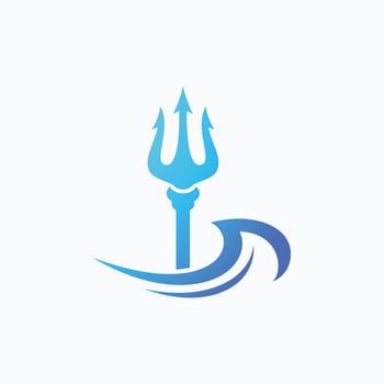 Trident Logo Template vector illustration