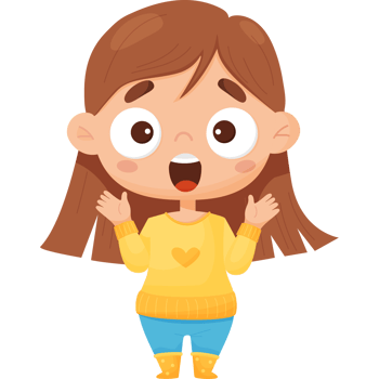 Girl emotion. Fear and scream png