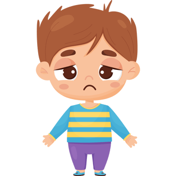 Emotion. Sad boy. Male character emotion png