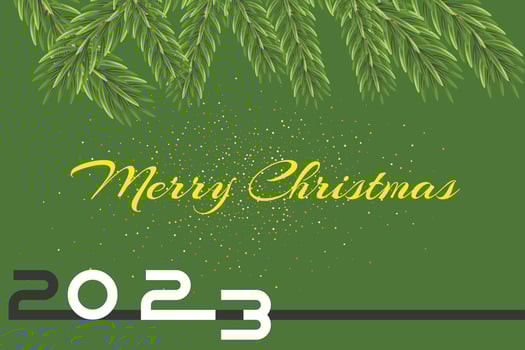 Merry Christmas  and happy new year 2023 modern background vector