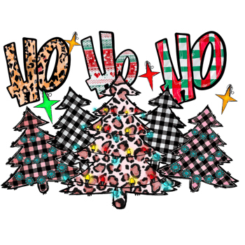 Ho Ho Ho Chrstmas Tree png