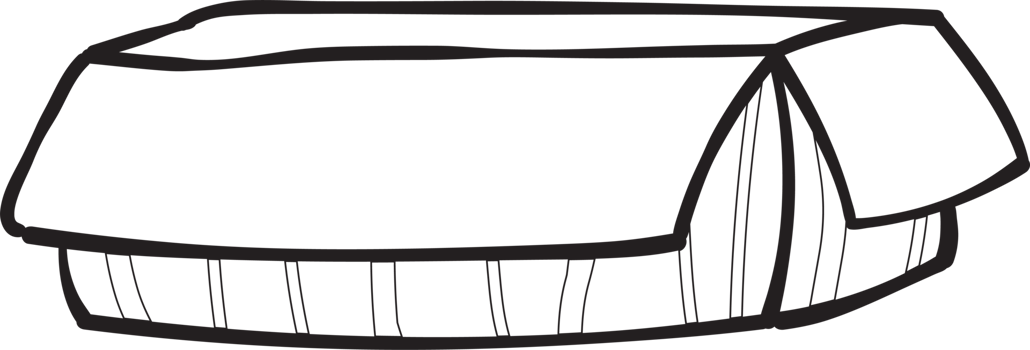 cute opened gift present box outline cartoon doodle hand drawn png