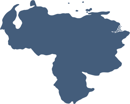 doodle freehand drawing of venezuela map. png
