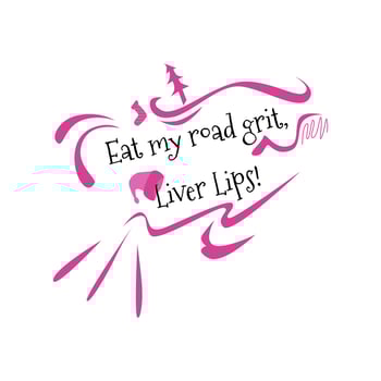 Christmas quote, pink vector