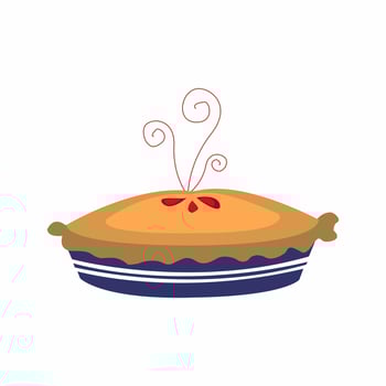 Pie vector design