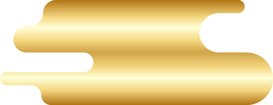 Abstract Gold Minimal Round Shape Vector