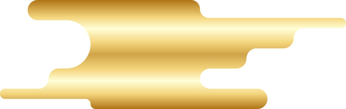 Abstract Gold Minimal Round Shape Vector