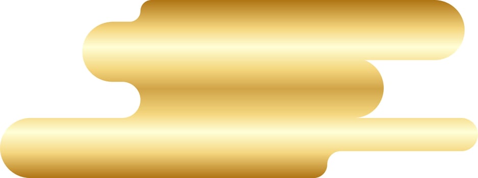 Abstract Gold Minimal Round Shape Vector