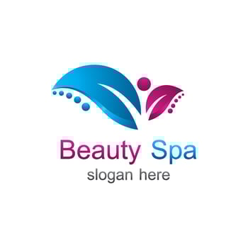 Beauty spa and salon logo vector