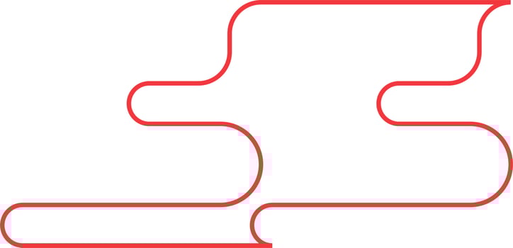 Abstract Minimal Round Shape Vector Outline