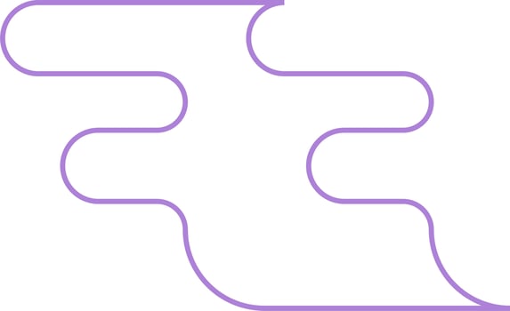 Abstract Minimal Round Shape Vector Outline