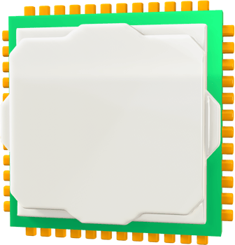 Circuit board 3D icon. png
